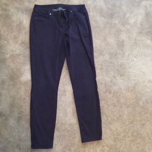 Maurices purple skinny jeans